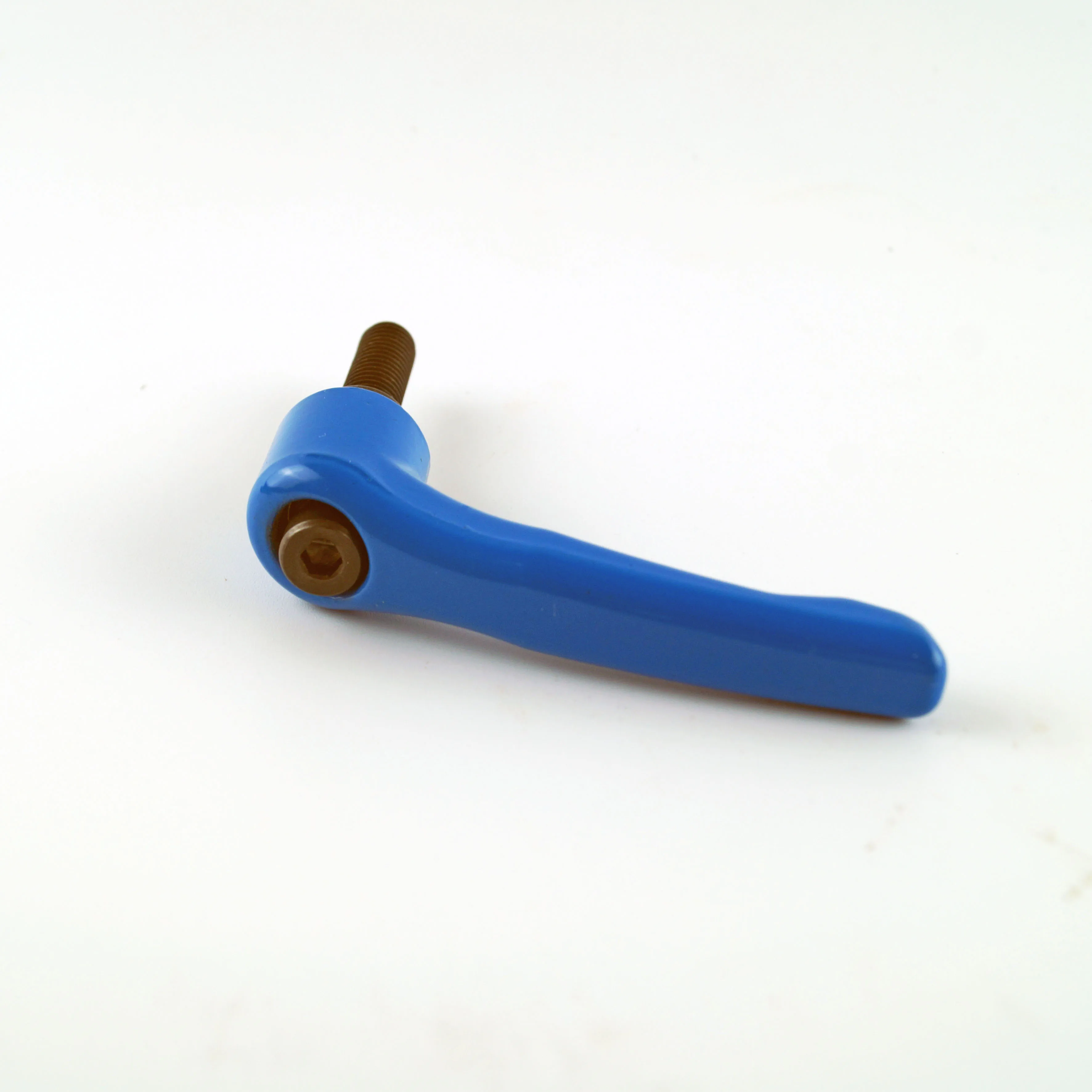 M8  solid handle Clamping lever Blue. Clamping handle lever ,Adjustable handle