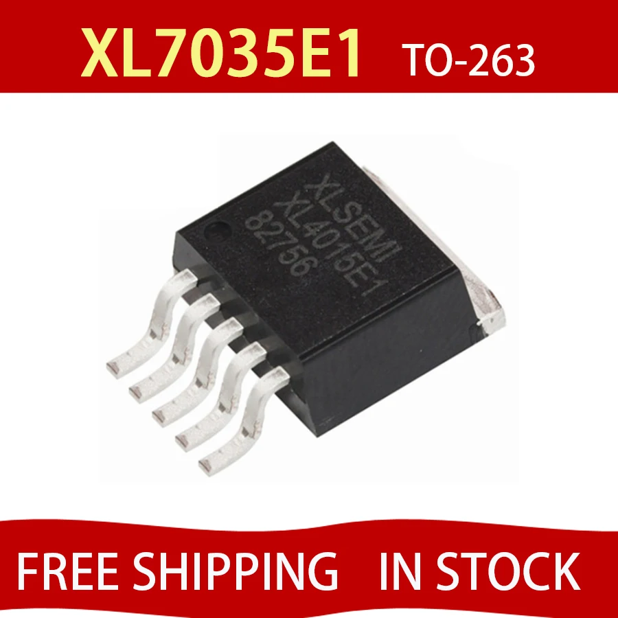 20PCS XL7035E1 XL7035 TO-263 SMD 1A 80V Boost DC Power Converter NEW free shipping