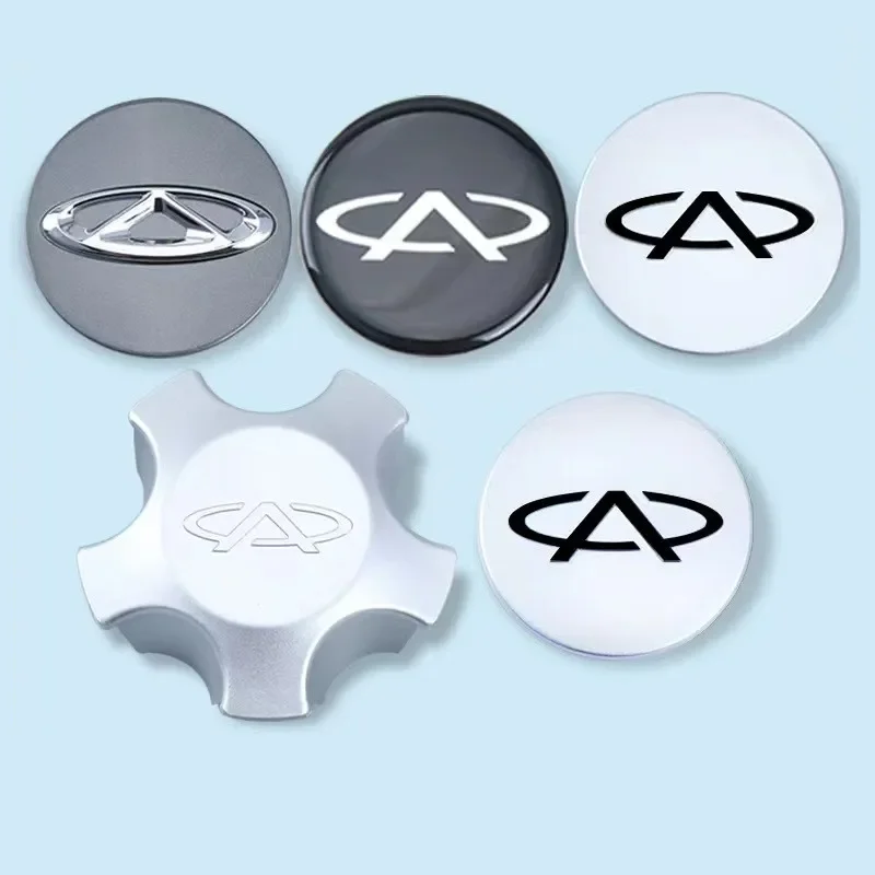 4pcs 60mm 62mm 67mm Wheel Center HubCaps Cover For Chery Arrizo QQ3 A3 A5 GX E3 Tiggo 3X Tire Rims Dust-proof Auto Accessories