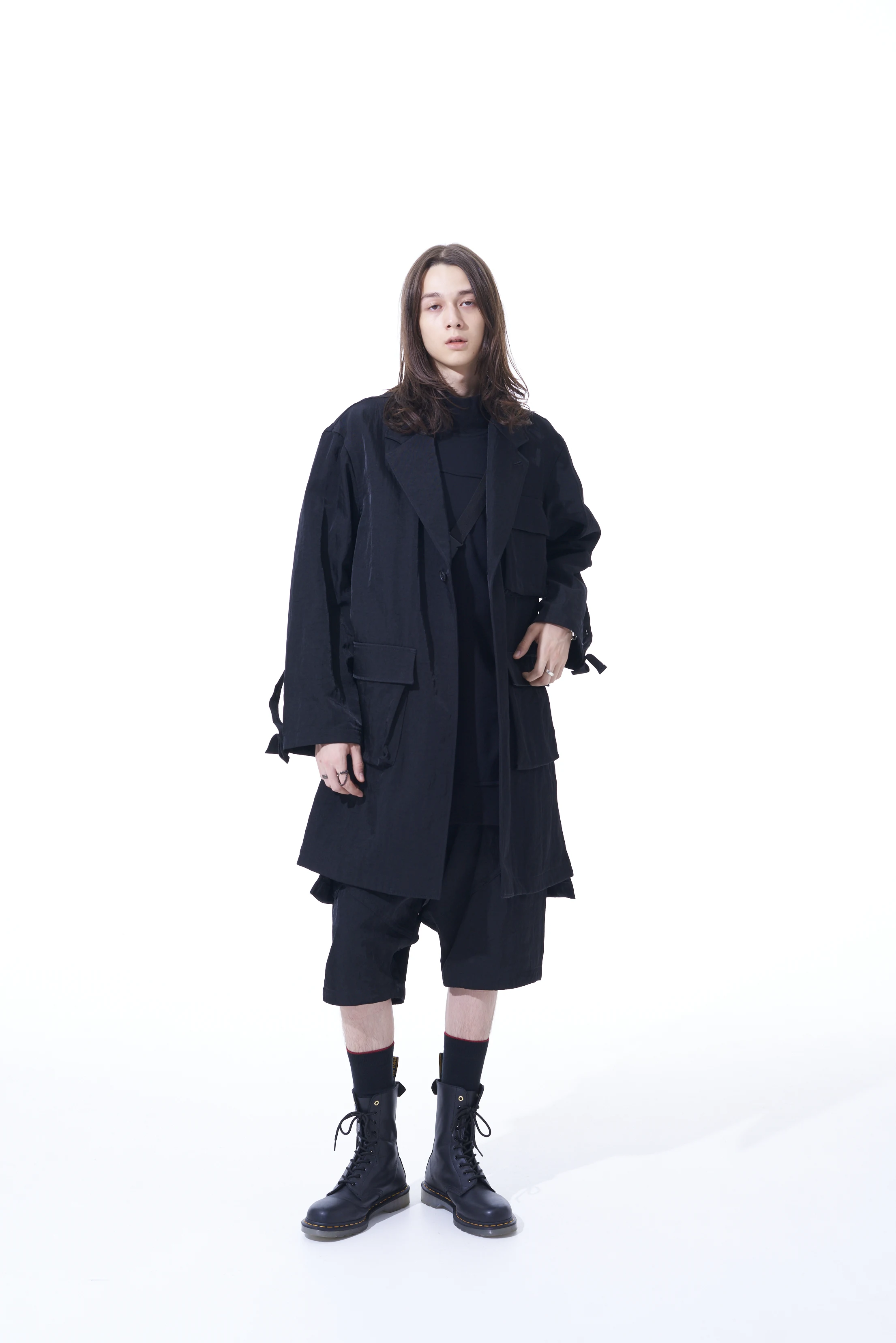 2025 YAMAMOTO-Style HighQuality Summer Cargo Quarter Pants Fashion Men'S And Women'S Loose Shorts 24SS