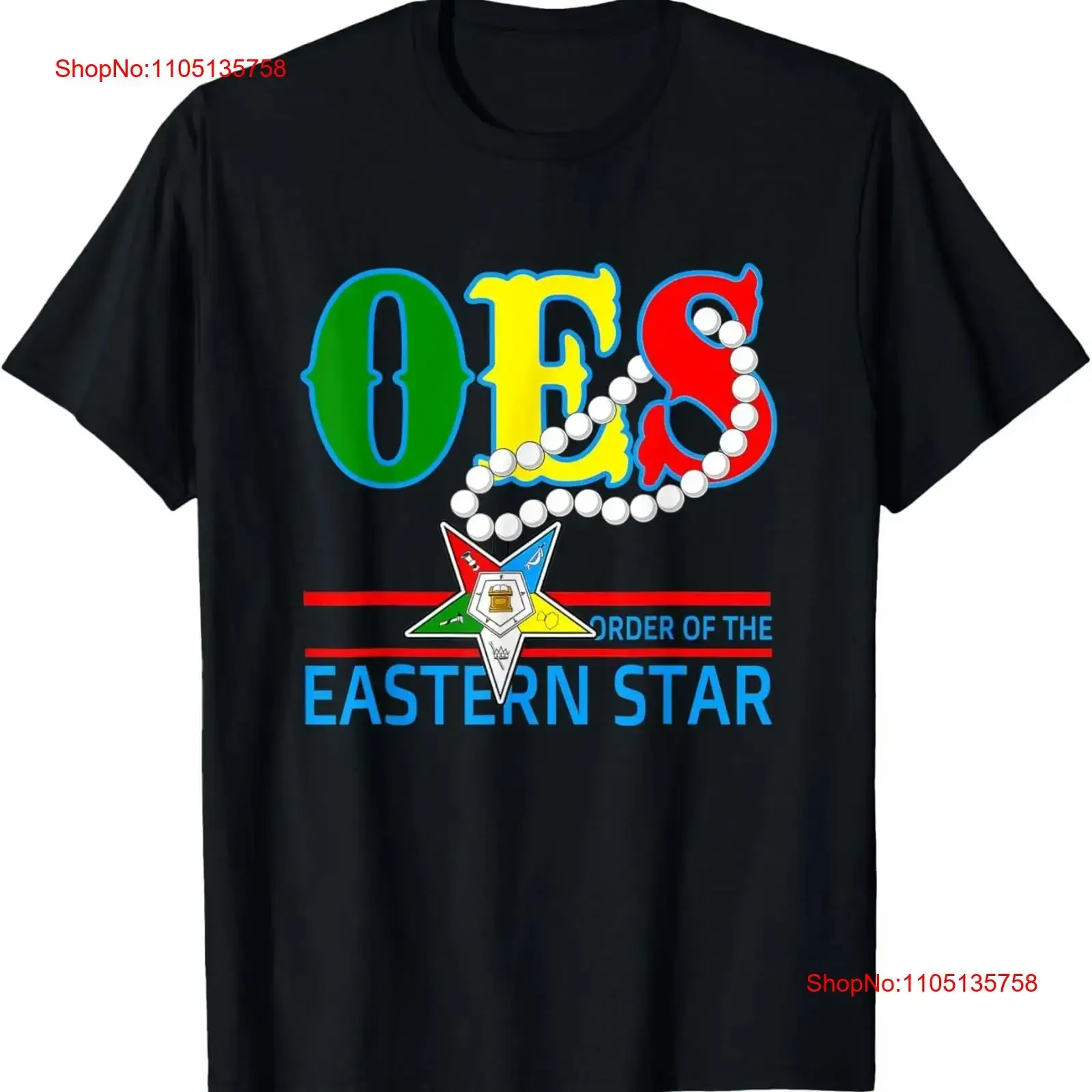 OES Mom Collar Orden de la Estrella Oriental Día de la Madre Camiseta vintage Lavada Top Para Uso Diario Moda Cómoda