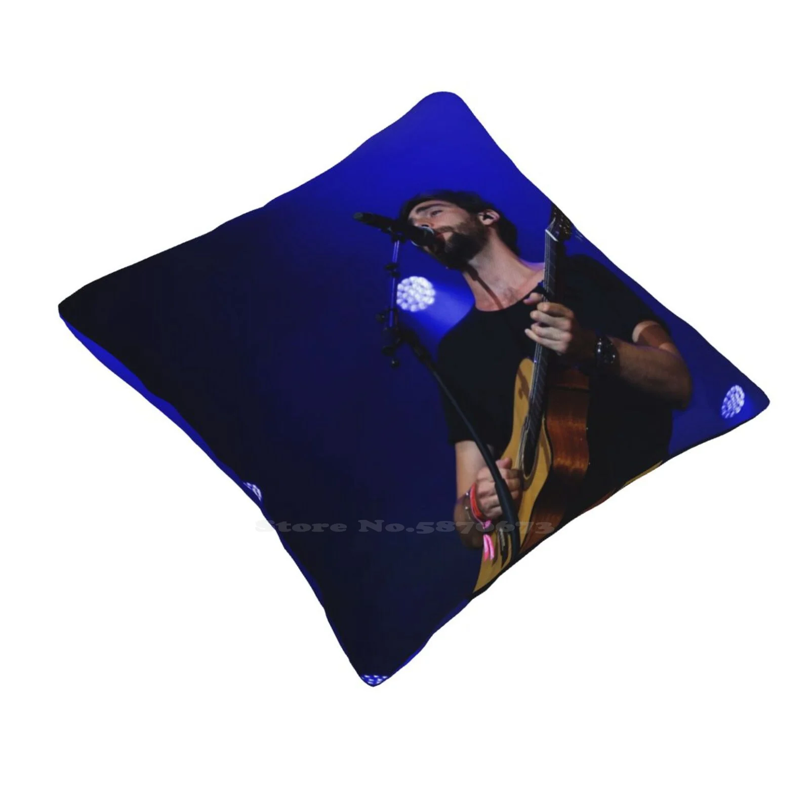 Alvaro Soler Funny Cute Decor Square Pillowcase Concert Music Singer Colors Share Festival Alvaro Soler