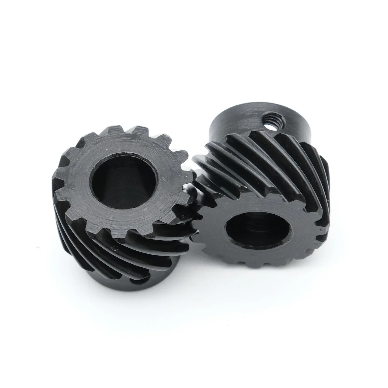 Precision Transmission System Helical Gear M1 12-18 Teeth 4-12mm Metal Spiral Gear Optical Focusing Mechanism Robot