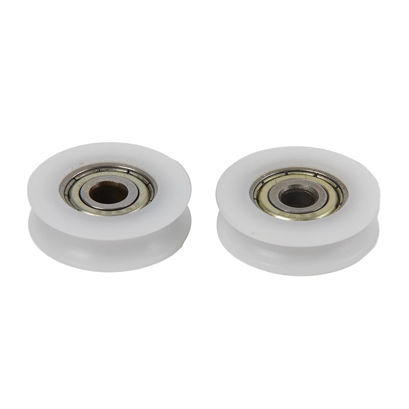 High Quality U Groove 625 Round Pulley Ball Bearing Wheel Roller For Door Windows Shower Pulleys Drawer POM Guide Wheel