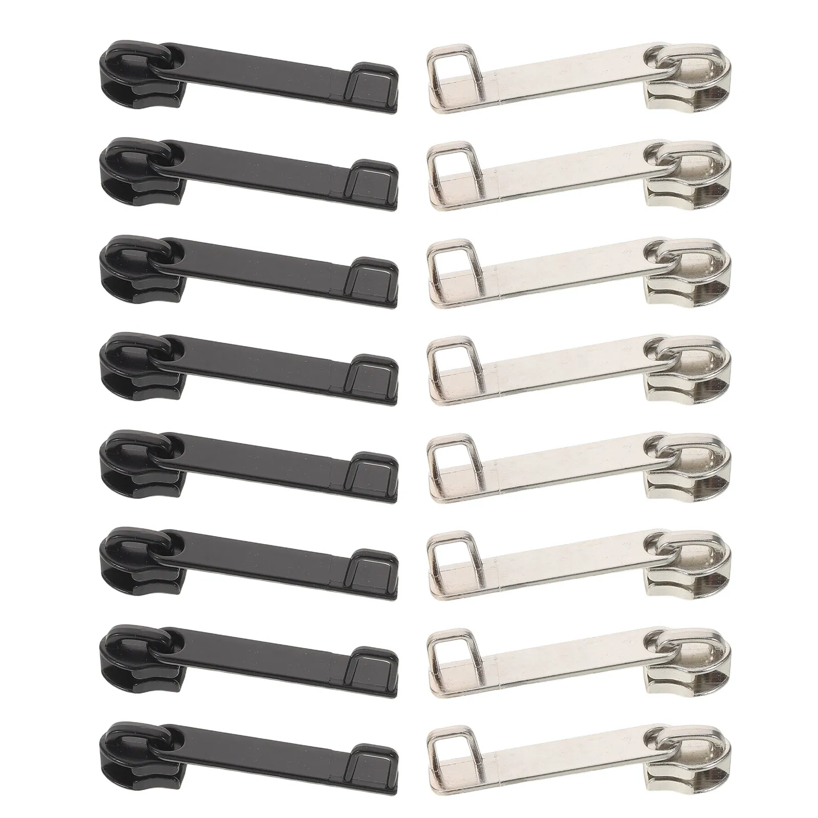 16Pcs Anti-Explosion Luggage Zipper Pull Double-Layer Nylon Replacement for Suitcase Jackets Travel Security Lock