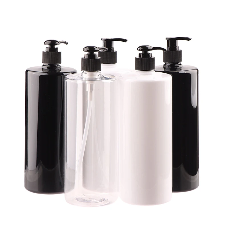 1 قطعة 1000 مللي موزع الصابون للحمام سعة كبيرة شامبو استحمام جل زجاجات إعادة الملء غسول السائل تخزين الحاويات   ﻿
