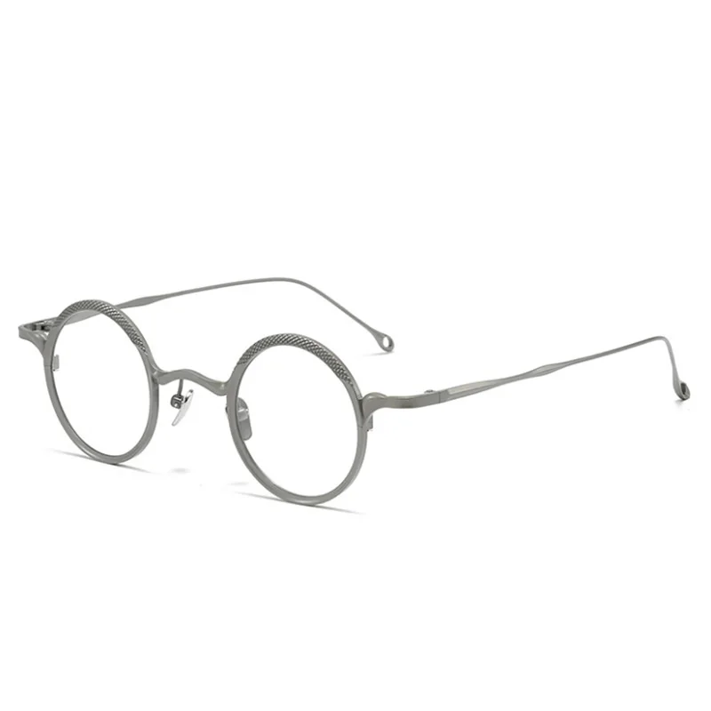 Belight 光学ヴィンテージミニラウンドチタンヴィンテージレトロ女性男性処方眼鏡眼鏡フレーム RG1099AG