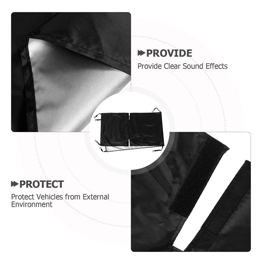 

5pcs 5 Count Motorcycle Bike Cover Mobility Scooter Black Dirtbike Seat Motocycle for