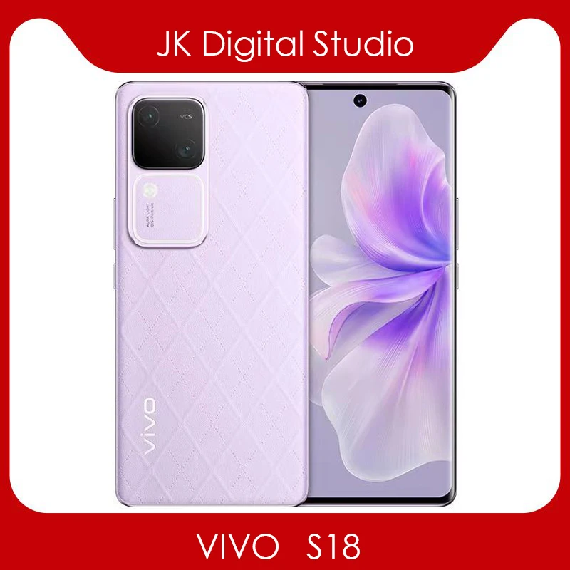 New Original VIVO S18 5G Smart Phone Snapdragon7 Gen3  6.78inch AMOLED 50MP Camera 5000Mah 80W Flash Charge NFC OTA