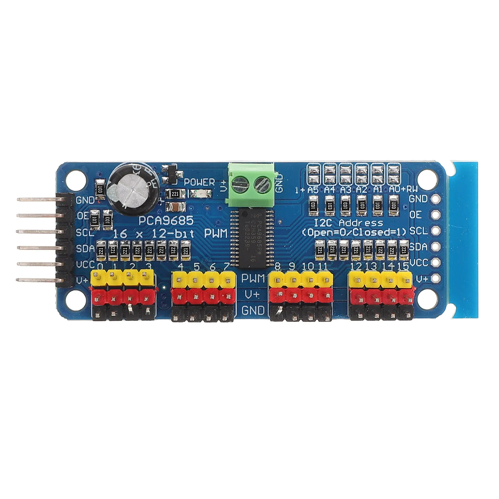 

16 Channel Pwm Driver Board Module for Robotics DIY Engineering Projects High Precision Motor Control Module for Smart