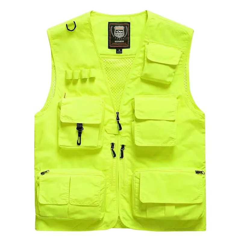 

Mens Outerwear Vest for Camping Hiking Fishing Photography Safiri Climbing Hunting Sleeveless Jacket Men Vest Jacket