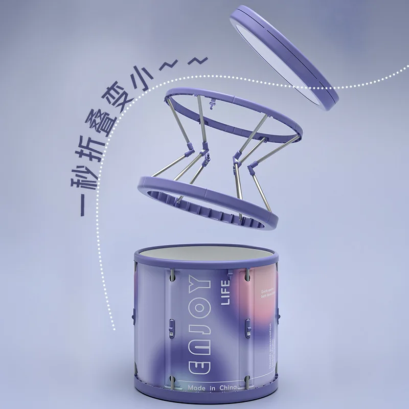 Foldable Adult Convenient Bath Tub，Children Swimming Free Installation Household Bath Bucket Bath Bucket