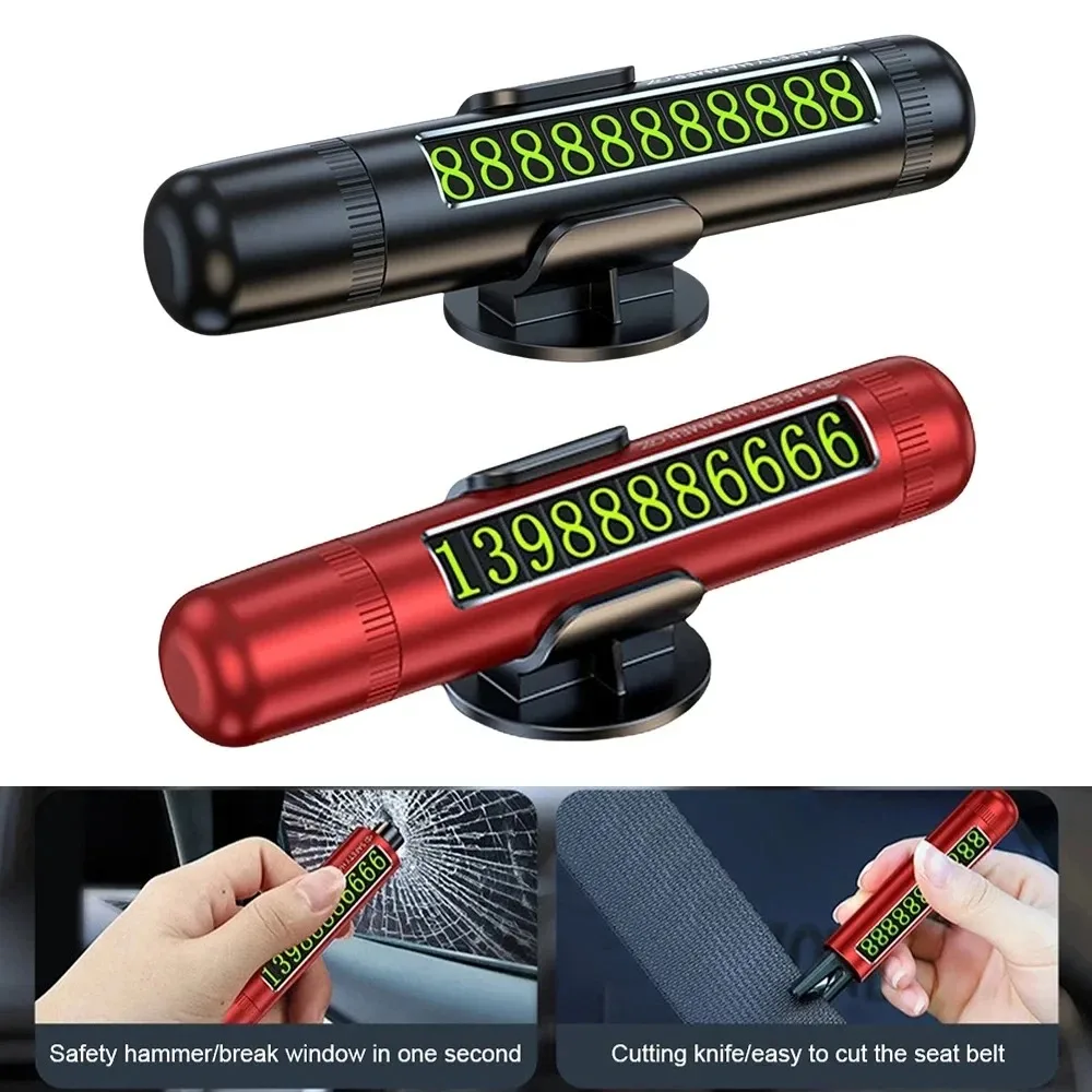 

3 in 1 Car Safety Hammer Aluminum Alloy Seat Belt Cutter Life-Saving Car Window Breaker Tool Glass Window Breaker Rescue Tool