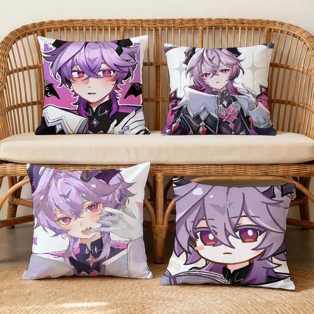 Genshin Impact Durin Cushion Cover Decorative Throw Pillow Covers Modern Square Cushion Romantic Couch Sofa Bed Car #2