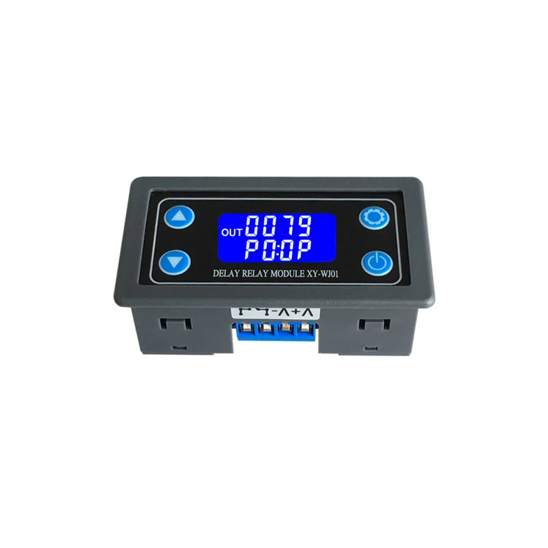 Power-off delay time relay triggers delay power-off cycle timing switch module 12v220v fully automatic