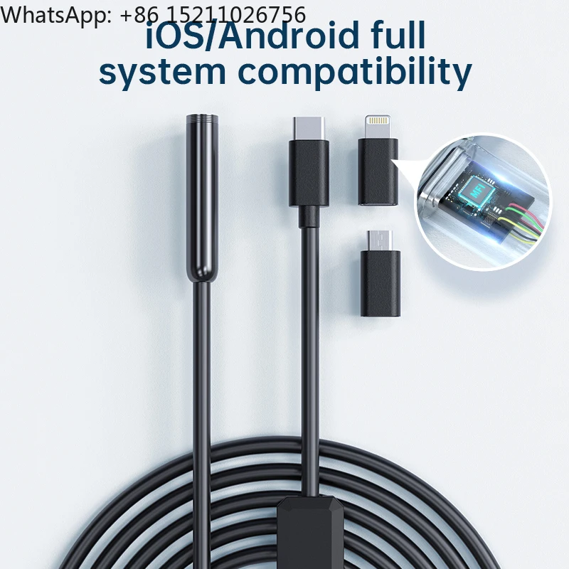 Waterproof Endoscope Inspection - USB Borescope Endoscope Tpye-c Android Lightning for Industrial Scientific Tools
