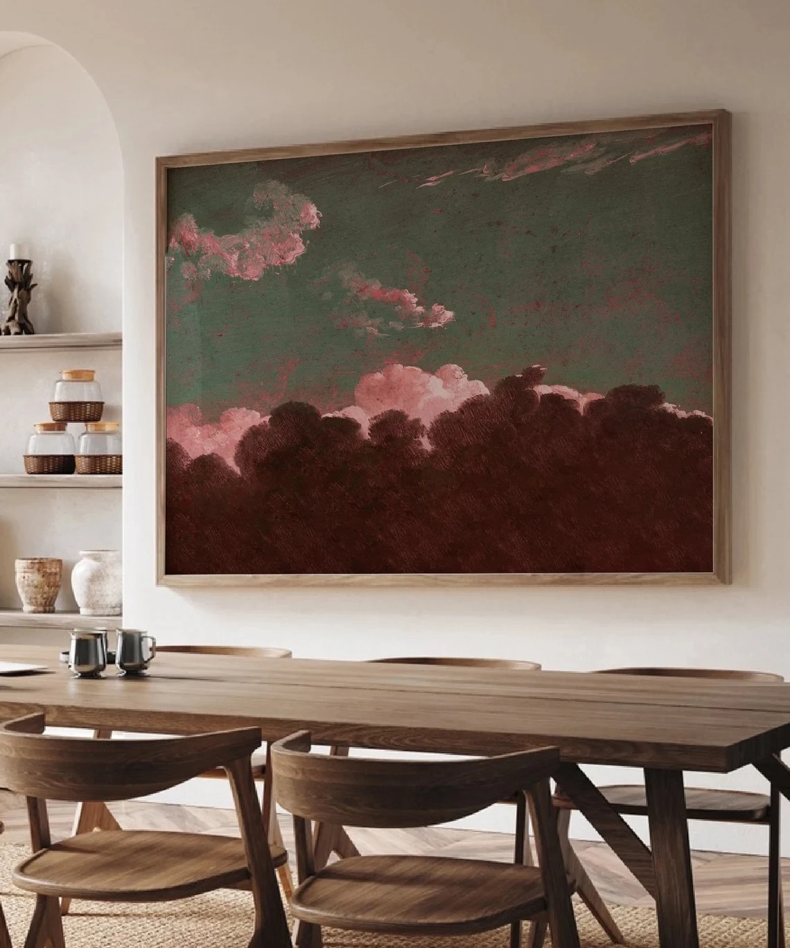 Vintage Surreal Landscape Wall Art Canvas Prints And Posters Moody Academia Decor Wall Pictures for Living Room Home Decoration