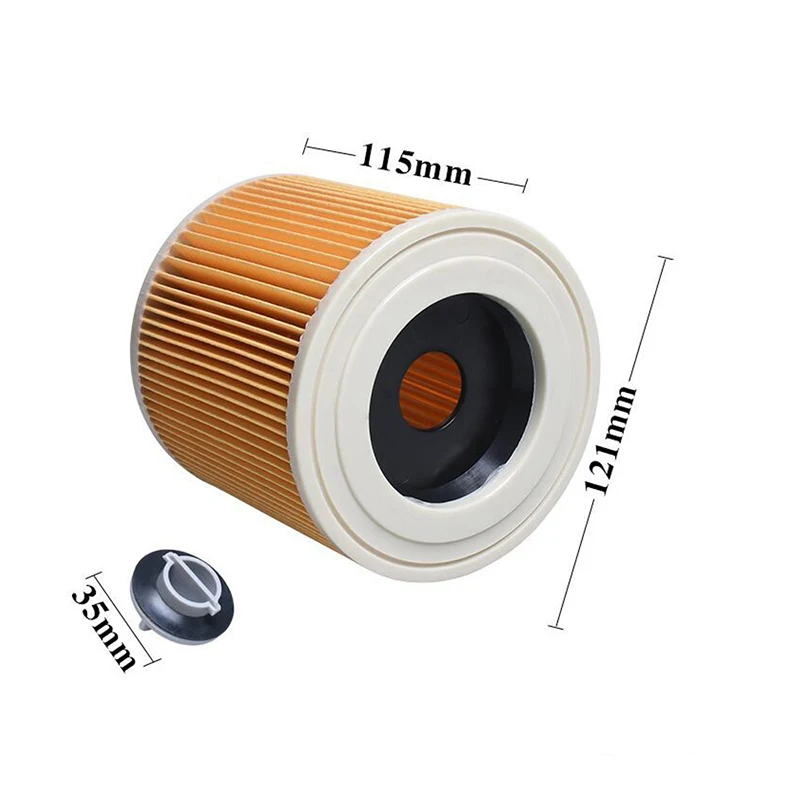 Air Dust Filters For Karcher Vacuum Cleaner Replacement Accessories Spare Parts Cartridge HEPA Filter WD2250 WD3.200 MV2 MV3 WD3