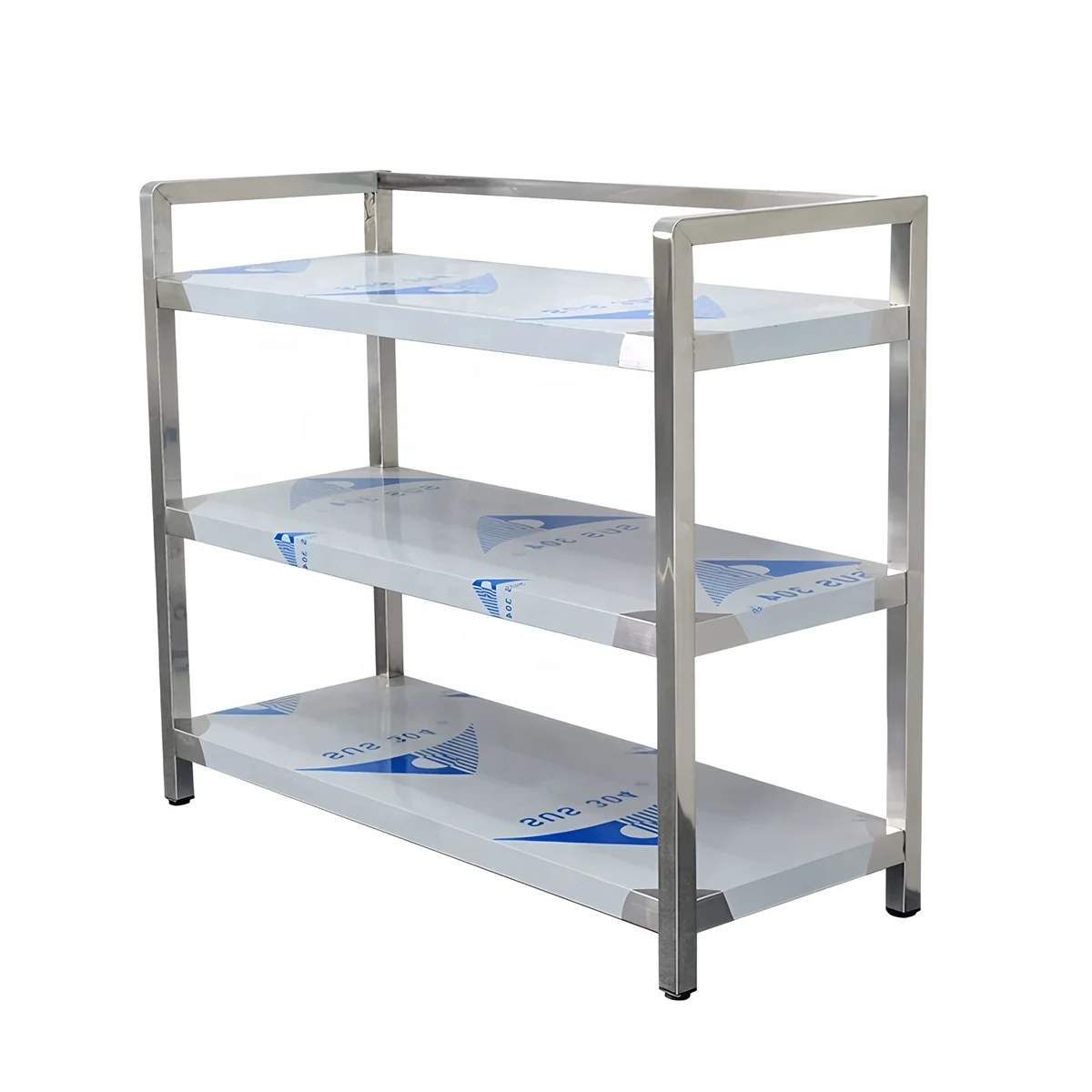 #Karisin Modern Heavy Duty  Free Standing Stainless Steel Kitchen Storage Rack Holder Multi-Use Workbench for Restaurant Hotels