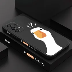 Doubtful Duck Phone Case For Samsung A56 A54 A36 A34 A26 A24 A17 A16 A07 A06 A73 A53 A33 A23 A13 A72 A52 A32 A22 A15 A25 A35 5G