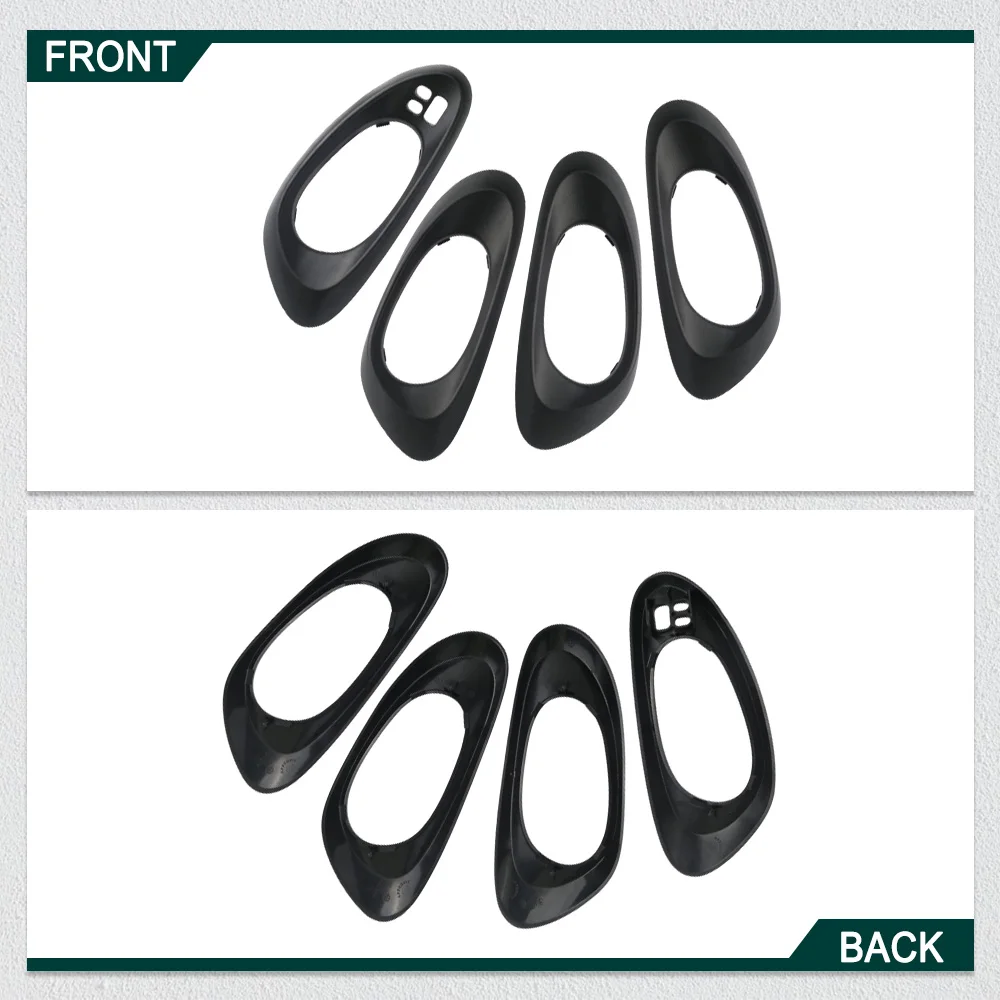 4PCS Car Interior Door Handle Cover Trim Bezel for Chevrolet Trailblazer 2002 2003 2004 2005 2006 2007 2008 2009 Left Hand Drive - view 4
