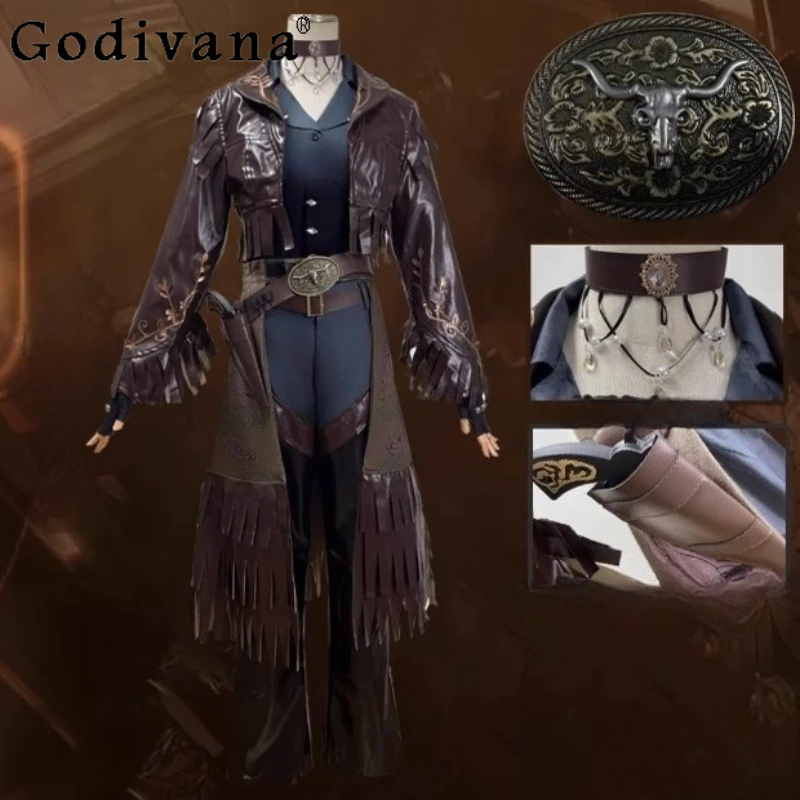 다섯 번째 성격 Cos 의상 여성 블랙 로즈 코스프레 애니메이션 여성 할로윈 게임 2 차원 옷 정장 전체 세트