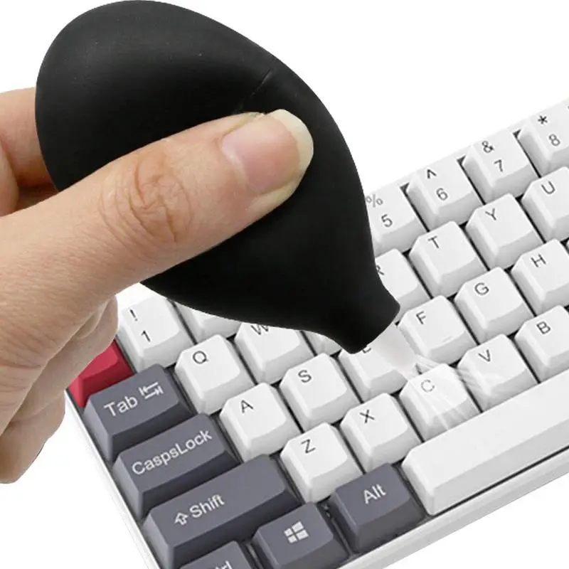 Compressed Air Duster Hand Held Keyboard Blower Strong Wind Oval Air PC Cleaner Accurate Decontamination For Electronic Product