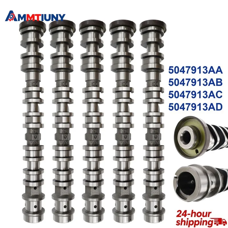 

5PCS Right Side Intake Camshafts 05047913AA 05047913AB 05047913AC 05047913AD for Pacifica Voyager Dodge Durango Jeep Gladiator