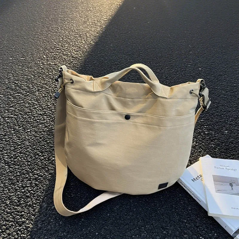 

Women Canvas Comfortable Simple Crossbody Bags Large Capacity Versatile Texture Shoulder Bags for Commuting Casual Storage Bags