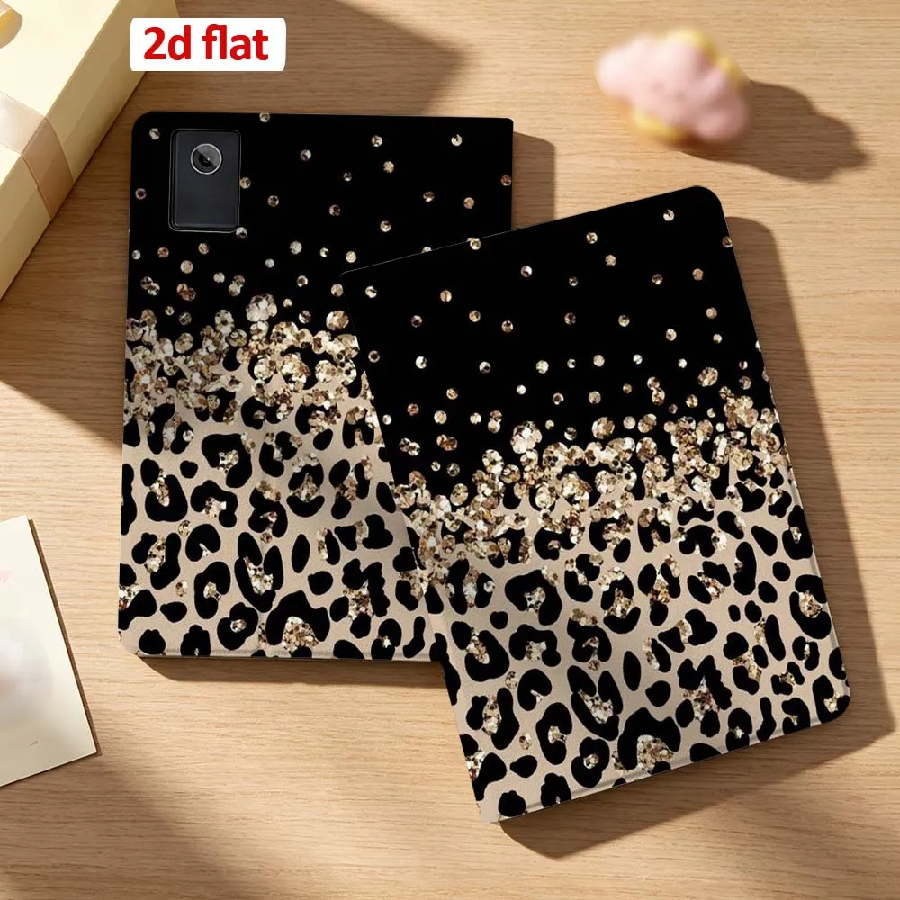 

Glitter Leopard Pattern Case For Lenovo Xiaoxin Pad 11 P11 P12 Gen 2 Pro Plus Idea Tab GT 5G Pen Tray Tablet