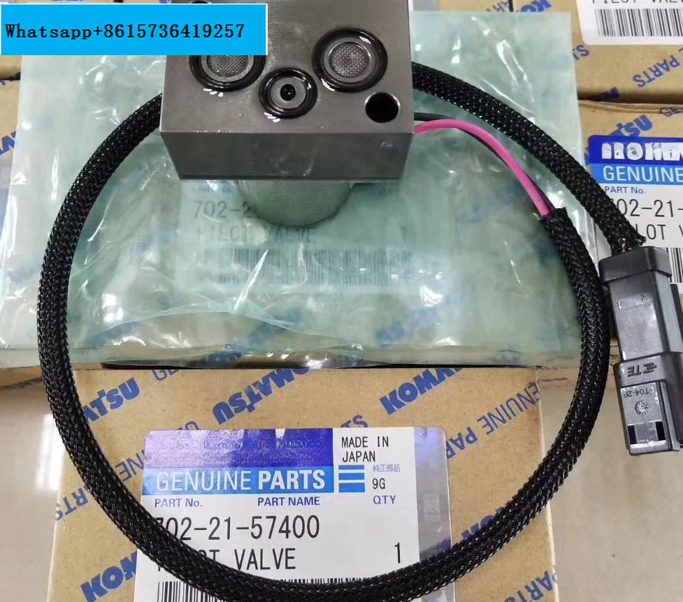 

HIGH QUALITY 702-21-57400 7022157400 For KOMATSU PC200-7 PC220 240 260-7 PC200-8 SOLENOID VALVE Hydraulic Pump Solenoid Valve