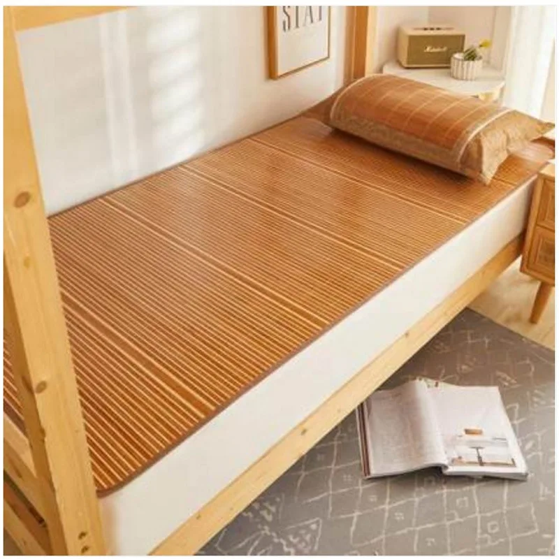 Bamboo Mat for Summer Use Foldable Bamboo Cooling Mat Student Dormitory Bamboo Mat for Summer Use Foldable Cooling Mat