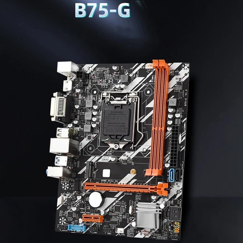 Accesorios de repuesto B75-G placa base de ordenador DDR3X2 LGA 1155 CPU PCI-E X16 ranura para tarjeta gráfica para ordenador portátil