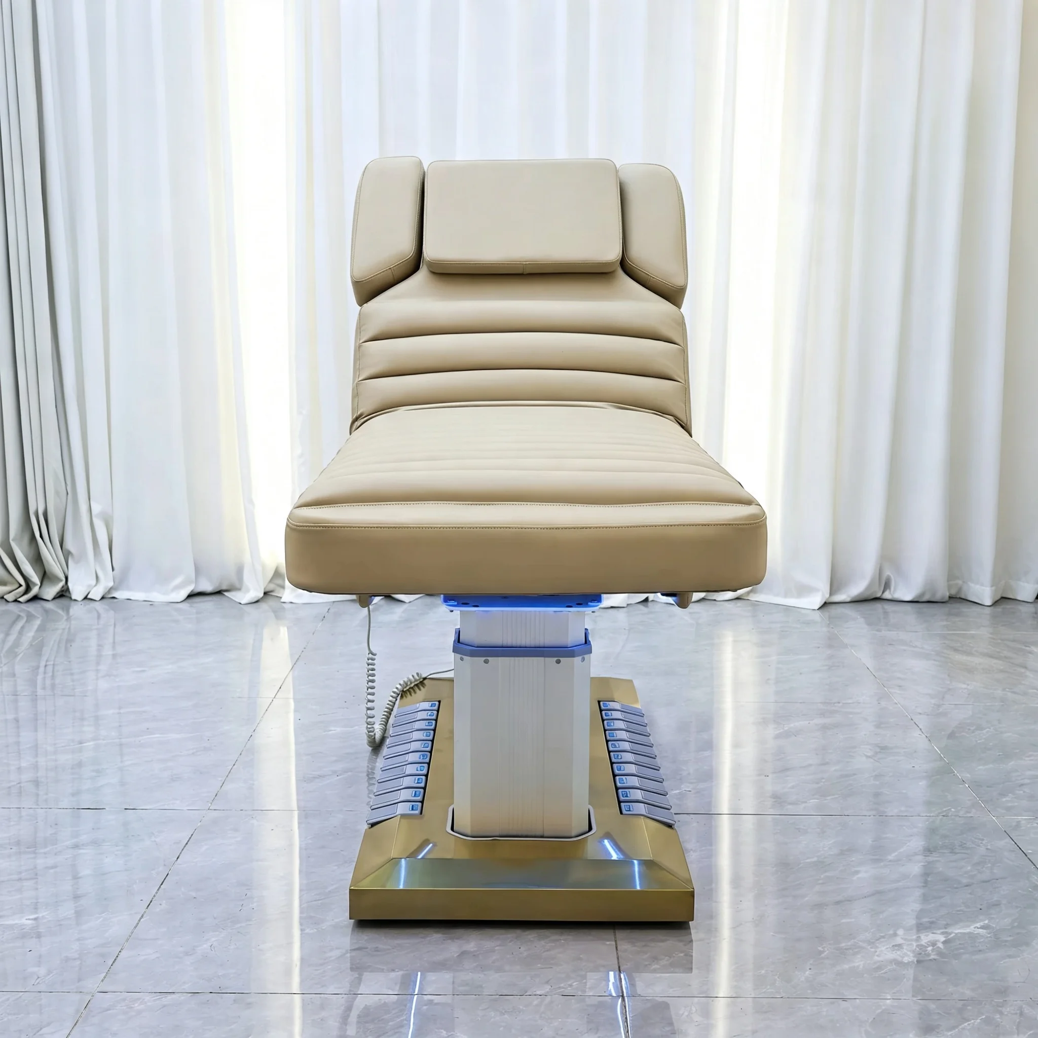 Electric Massage Table Beauty Facial Bed Adjustable Spa Lash Bed Lightweight for Salon Shop
