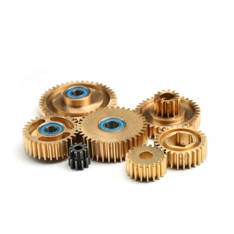 Gearbox Bevel Motor Gear Synchronizer Set for 1/14 Tamiya Truck Tractor Trailer Upgrade Parts