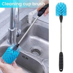 38cm Plastic Long Handle Bottle Thermos Cleaning Brush Household Kitchen Thermos Teapot Cleaner Tool for Wine Glass Baby Bottle