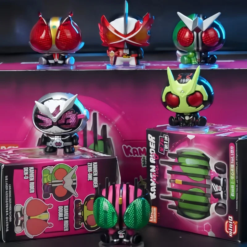 

In Spot Kamen Rider Palm Hero Series Blind Box Mini Q Version Vol. 1 Anime Figures W01 Collection Model Toy Kids Birthday Gifts