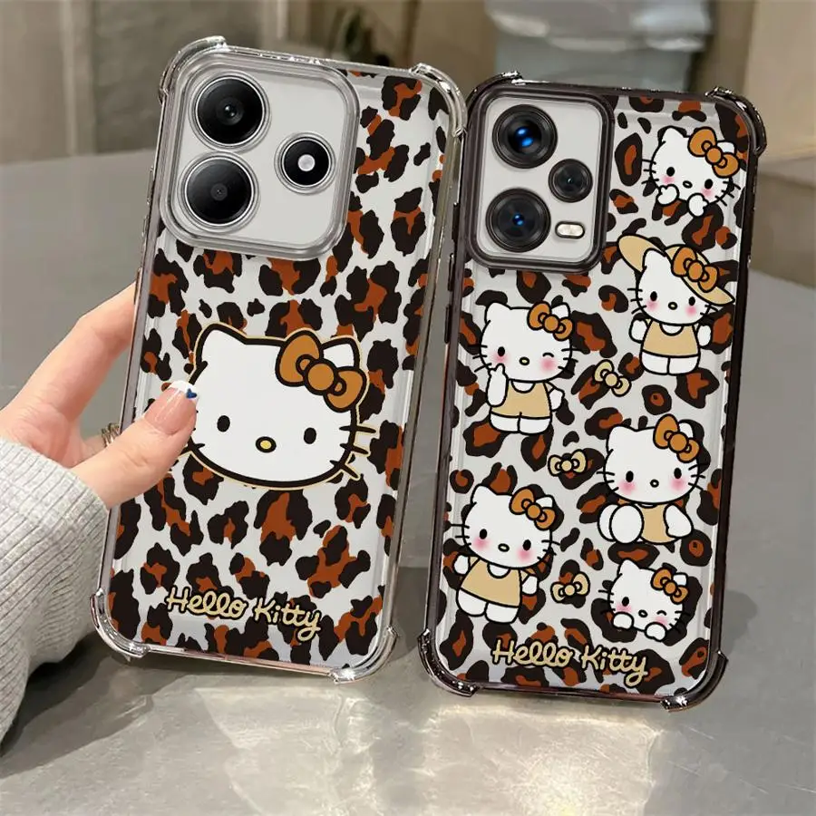 Case for Xiaomi Redmi 13C A3x 14C K80 Pro F7 Ultra Soft Cover Cartoon Kitty