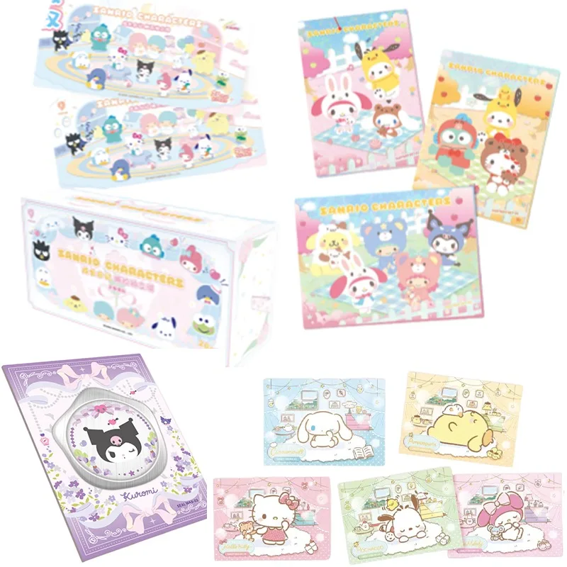 

Card Fun Kabao Cultural Sanrio Cards Series 1 Growth Diary Collection Card Tear-Off Instant Photo Princess Anime Gift Toy