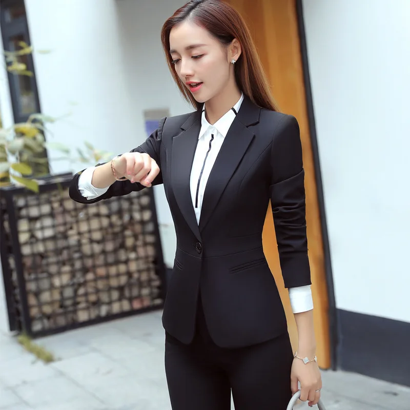 8029Business Suit abiti da lavoro temperamento vestito Hotel Receptionist uniforme Business abbigliamento formale colletto bianco Business We