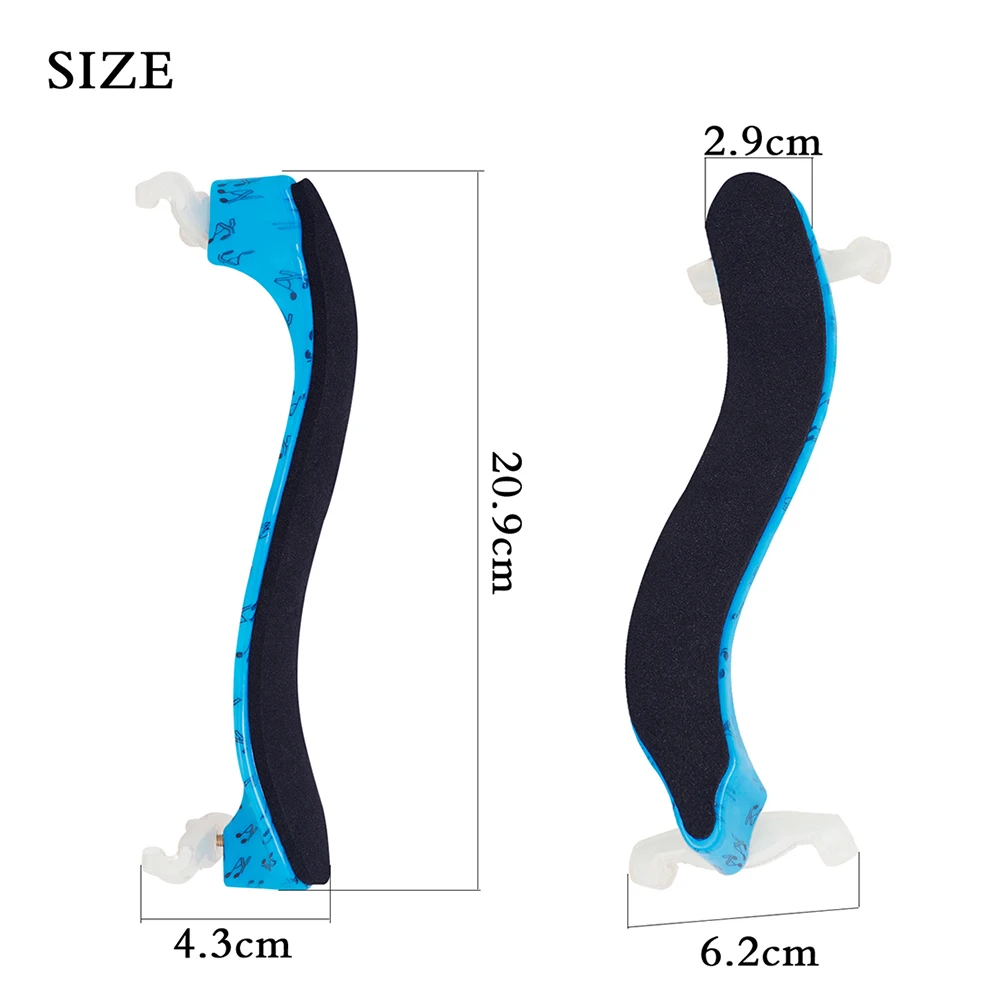 IRIN الكمان الكتف الراحة خشب القيقب هلام السيليكا الأزرق قابل للتعديل المهنية 3/4 4/4 الكمان الكتف الراحة أجزاء الملحقات