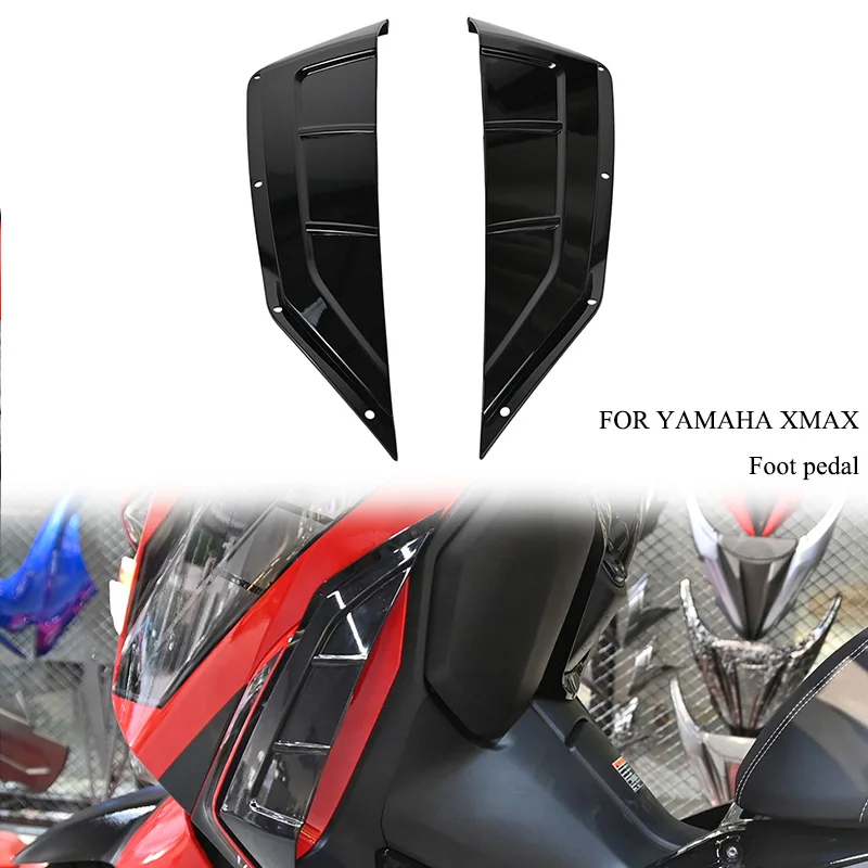 MTKRACING For YAMAHA XMAX 2023-2024 Motorcycle Leg Guard Side Wing Windshield Fairing