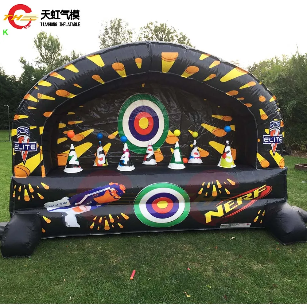 Drijvend balspel Carnaval Opblaasbaar schieten Sport Opblaasbaar schietbaan Games Carnaval drijvende doelen te koop