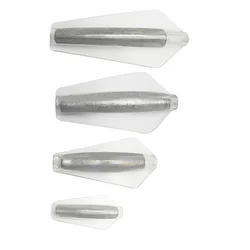 WATERBOY 1pcs Transparent Blank Hard Fishing Lure Bodies 3.5cm 5.2cm 5.5cm 7cm Unpainted Devil Bait