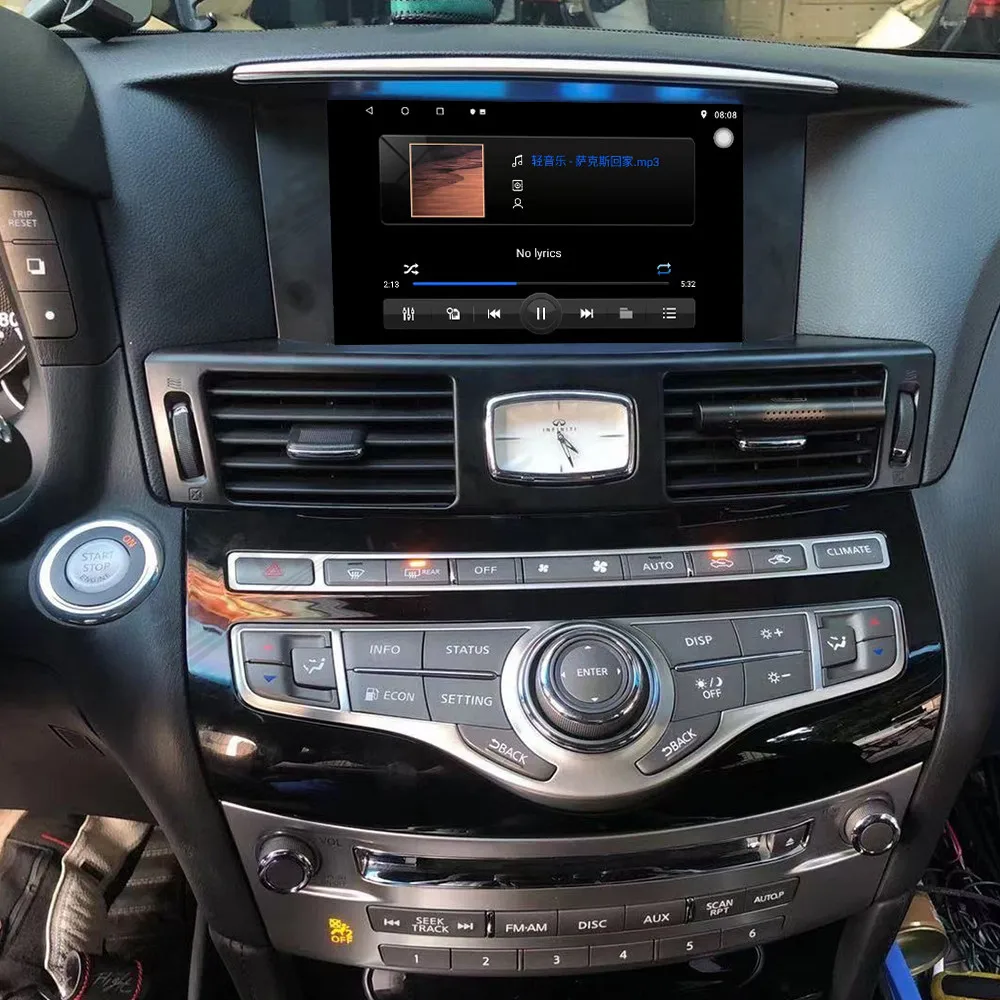 

9 Inch Android 13 Carplay For Infiniti Q70L 2022 Gps Navigation Carplay Car Radio HD Touch screen Stereo Auto Head Unit