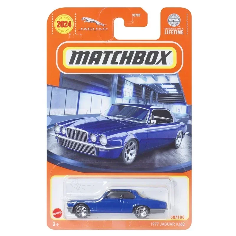 Mattel Matchbox-Coche de Metal fundido a presión para niños, modelo de vehículo de juguete para colección, Lincoln, Porsche, Jaguar Xj6c, 2024,