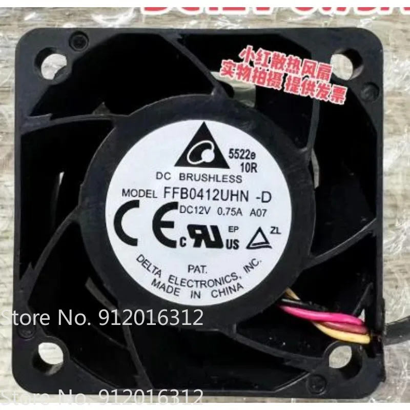 NEW CPU Fan FFB0412UHN-D Original for Delta 4CM 4028 12V 0.75a Server Violent Fan