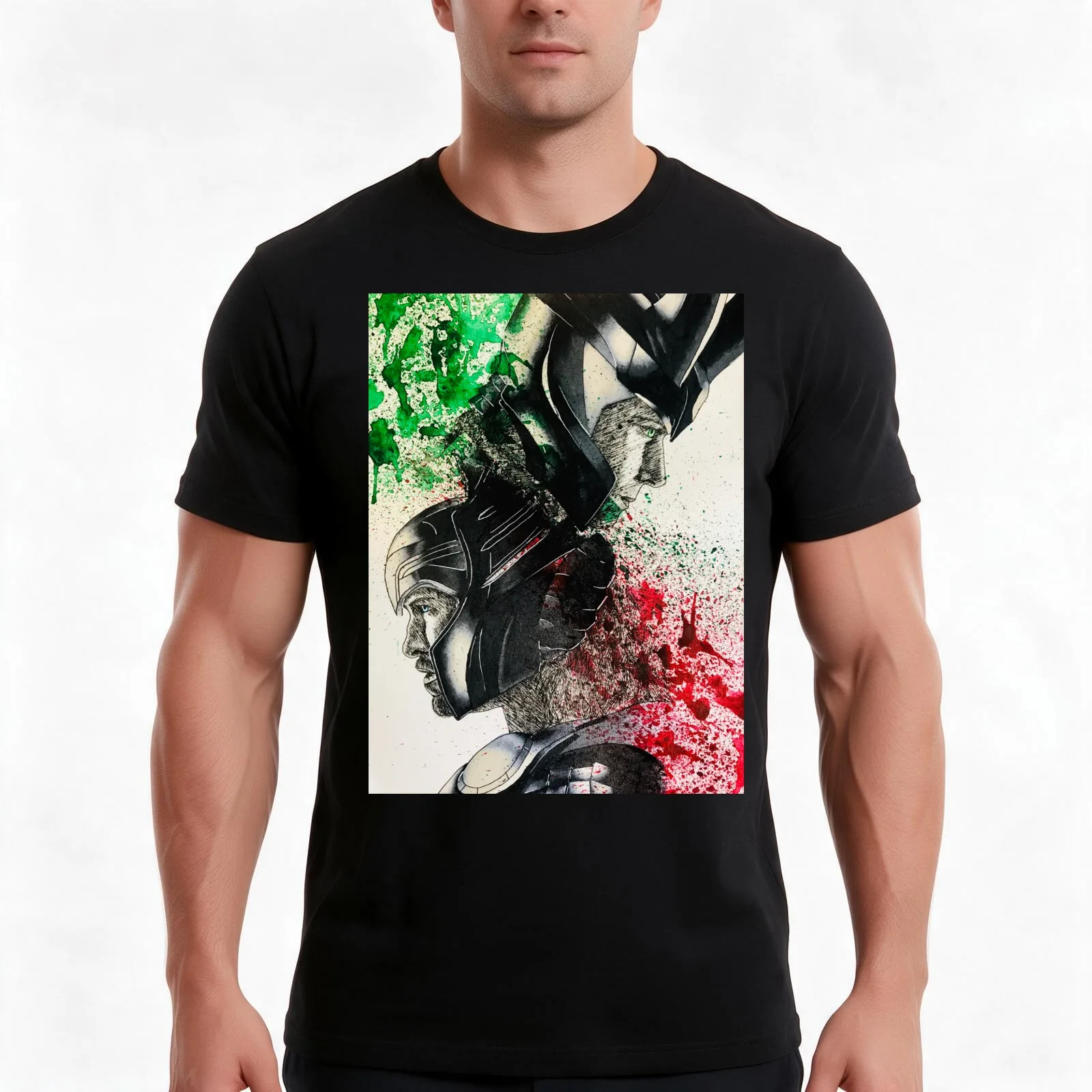 Thunder and Mischief T-Shirt Summer Casual Cotton Tee Oversized Streetwear Tops Vintage Graphic Print Loose Fit Short Sleeve