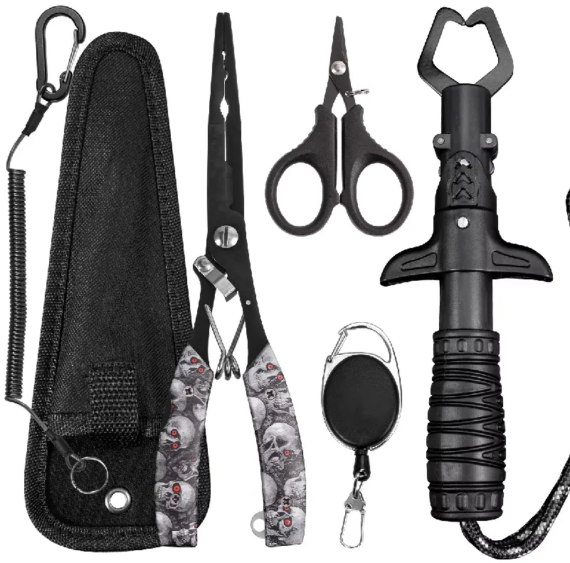 Multifunctional Fishing Accessories: Stainless Steel Fishing Pliers, Seawater-Resistant, Outdoor Fishing Tools, Men's Gifts
