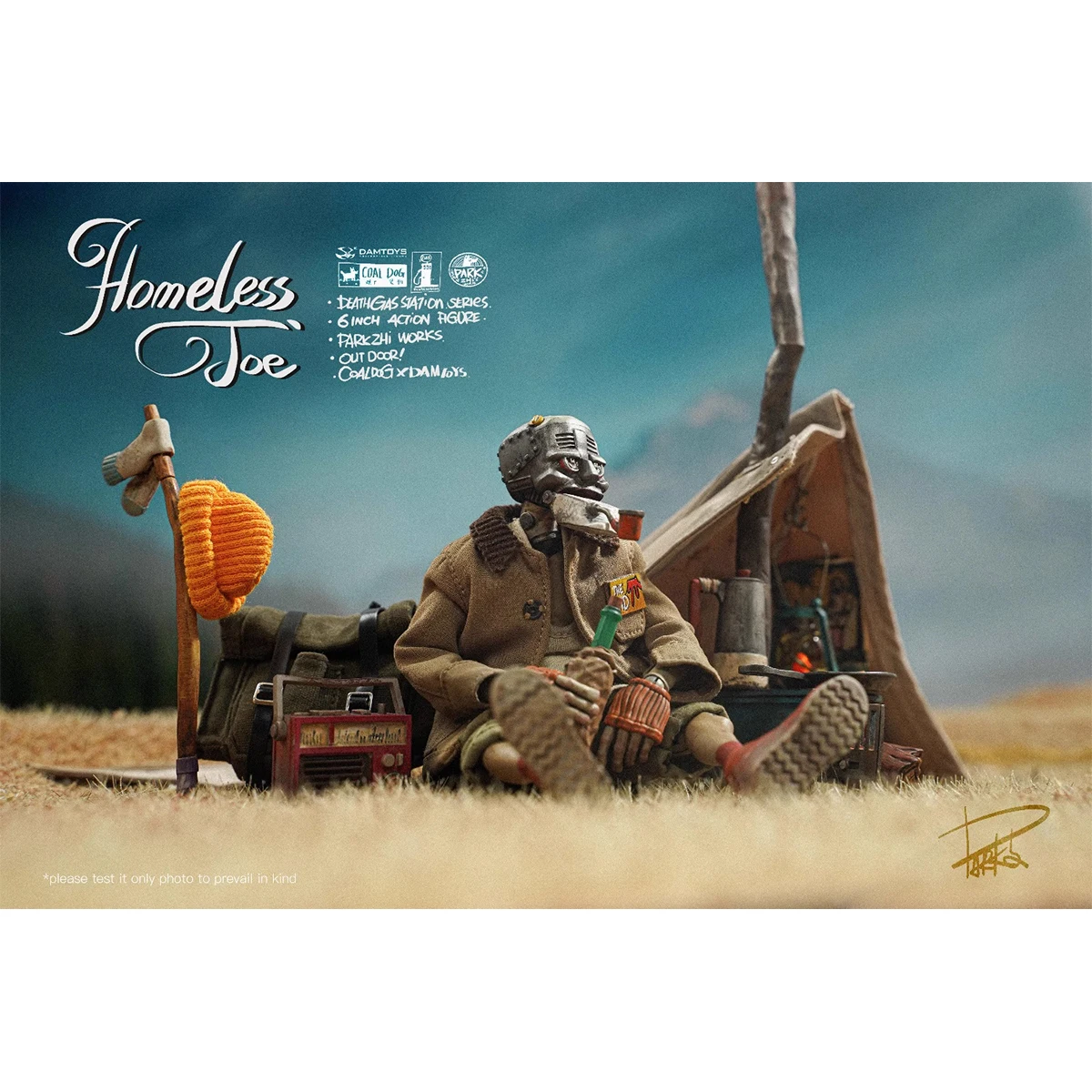 

DAMTOYS PES027 1/12 Death Gas Station Homeless Joe Tent Coaldog Action figure Full Set Collectible Model Toys Gift